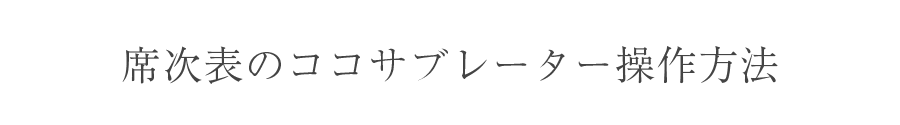 封筒宛名リスト登録について